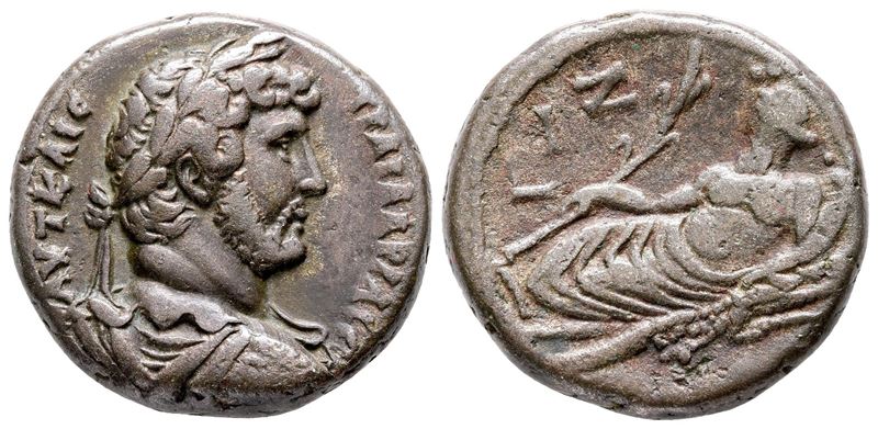 Hadrian (117-138). Egypt, Alexandria. Bi Tetradrachm (24 MM, 13.14 G).