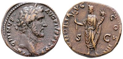 Antoninus Pius (138-161). Æ Sestertius (30 MM, 23.89 G).