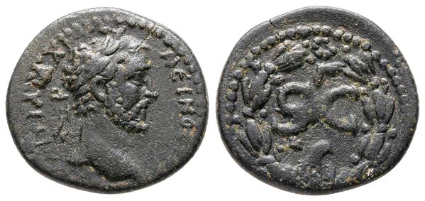 Antoninus Pius (138-161). Seleucis and Pieria, Antioch. Æ Semis (18 mm, 3.39 g).