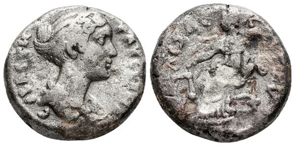 Faustina Junior (Augusta, 147-175). Egypt, Alexandria. BI Tetradrachm (21 mm, 11.74 g).