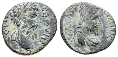 Septimius Severus (193-211). Mesopotamia, Edessa. Æ (19 MM, 3.44 G).