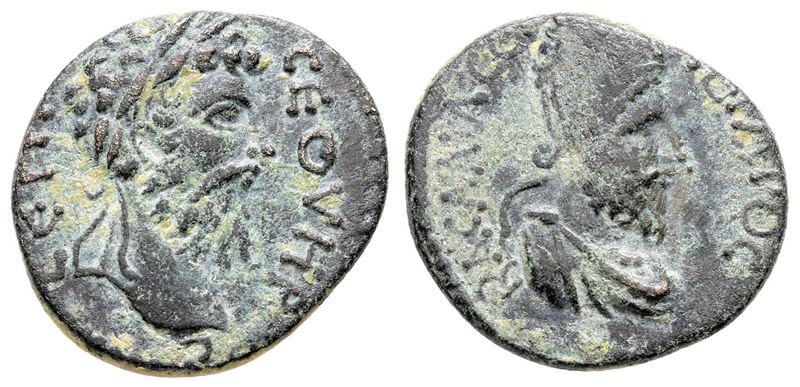 Septimius Severus (193-211). Mesopotamia, Edessa. Æ (19 MM, 3.44 G).