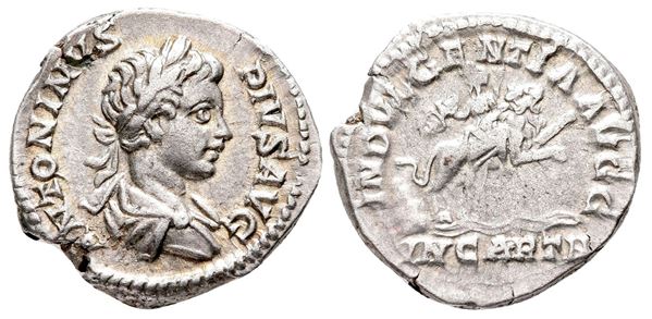 Caracalla (198-217). AR Denarius (20 mm, 3.51 g).  - Auction Greek, Roman and Byzantine Coins	 - Bertolami Fine Art - Prague