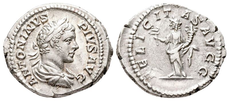 Caracalla (198-217). Ar Denarius (19 MM, 3.41 G).