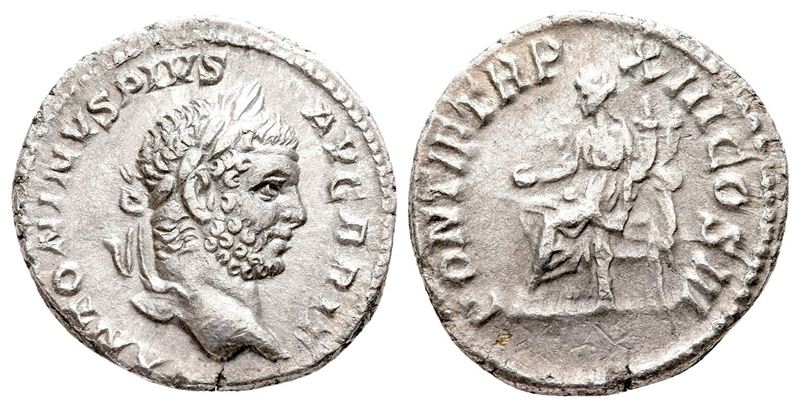 Caracalla (198-217). Ar Denarius (20 MM, 3.18 G).
