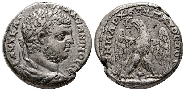 Caracalla (198-217). Phoenicia, Tyre. AR Tetradrachm (25 mm, 13.97 g).