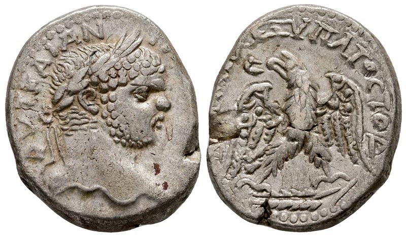 Caracalla (198-217). Koinon Of Cyprus. Ar Tetradrachm (25 MM, 14.40 G).