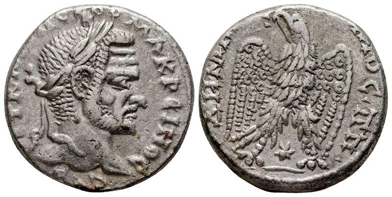 Macrinus (217-218). Seleucis And Pieria, Laodicea Ad Mare. Ar Tetradrachm (25 MM, 13.73 G).