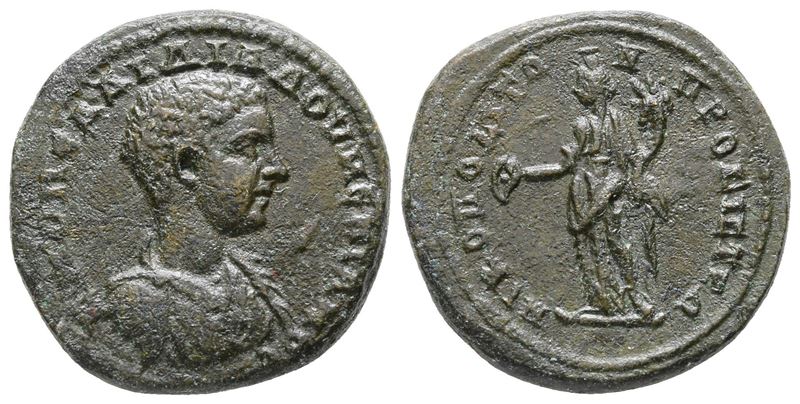 Diadumenian (caesar, 217-218). Moesia Inferior, Nicopolis Ad Istrum. Æ (22 MM, 8.06 G).