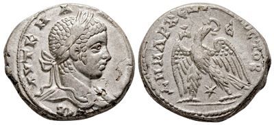 Elagabalus (218-222). Seleucis And Pieria, Antioch. Tetradrachm (24 MM, 13.26 G).