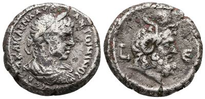 Elagabalus (218-222). Egypt, Alexandria. Bi Tetradrachm (24 MM, 12.69 G).