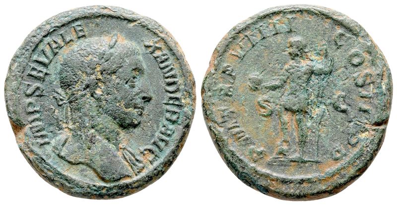 Severus Alexander (222-235). Æ As (25 MM, 10.72 G).