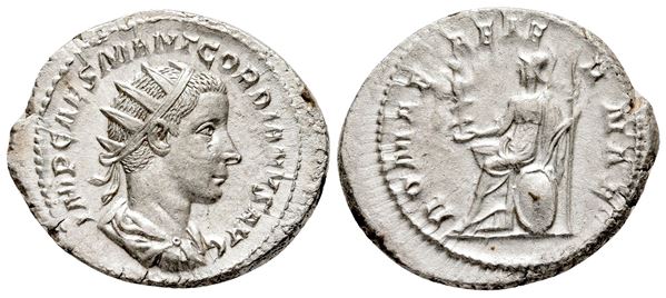 Gordian III (238-244). AR Antoninianus (23 mm, 4.98 g).  - Auction Greek, Roman and Byzantine Coins	 - Bertolami Fine Art - Prague