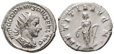 Gordian III (238-244). Ar Antoninianus (21 MM, 4.64 G).