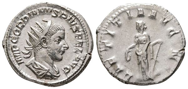 Gordian III (238-244). AR Antoninianus (21 mm, 4.64 g).  - Auction Greek, Roman and Byzantine Coins	 - Bertolami Fine Art - Prague