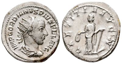 Gordian III (238-244). Ar Antoninianus (23 MM, 5.07 G).