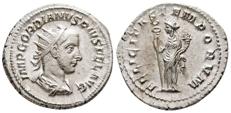 Gordian III (238-244). Ar Antoninianus (23 MM, 4.61 G).