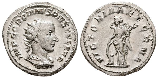 Gordian III (238-244). AR Antoninianus (23 mm, 5.23 g).  - Auction Greek, Roman and Byzantine Coins	 - Bertolami Fine Art - Prague