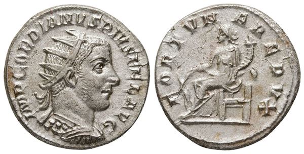 Gordian III (238-244). AR Antoninianus (21 mm, 4.92 g).  - Auction Greek, Roman and Byzantine Coins	 - Bertolami Fine Art - Prague