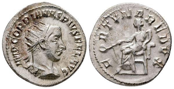 Gordian III (238-244). AR Antoninianus (22 mm, 4.37 g).