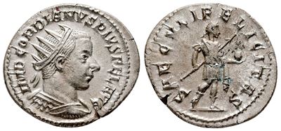 Gordian III (238-244). Ar Antoninianus (22 MM, 4.11 G).
