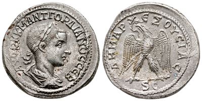 Gordian III (238-244). Seleucis And Pieria, Antioch. Ar Tetradrachm (28 MM, 12.59 G).