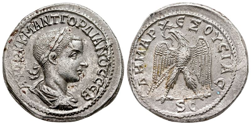 Gordian III (238-244). Seleucis And Pieria, Antioch. Ar Tetradrachm (28 MM, 12.59 G).