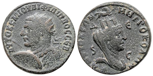 Philip I (244-249). Seleucis and Pieria, Antioch. Æ (29 mm, 14.68 g).