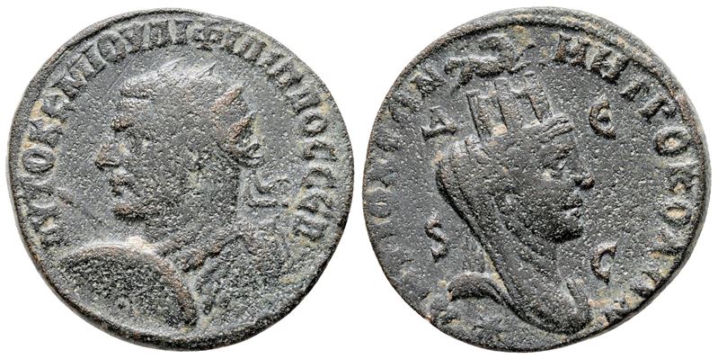 Philip i (244-249). Seleucis And Pieria, Antioch. Æ (29 MM, 14.68 G).
