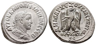 Philip II (247-249). Seleucis And Pieria, Antioch. Ar Tetradrachm (25 MM, 13.86 G).