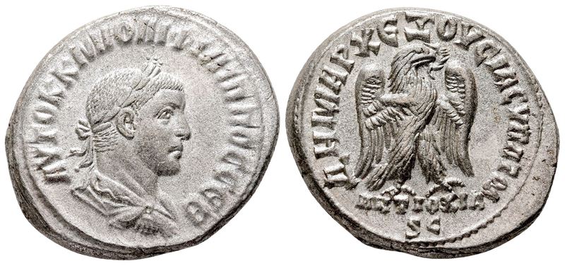 Philip II (247-249). Seleucis And Pieria, Antioch. Ar Tetradrachm (25 MM, 13.86 G).