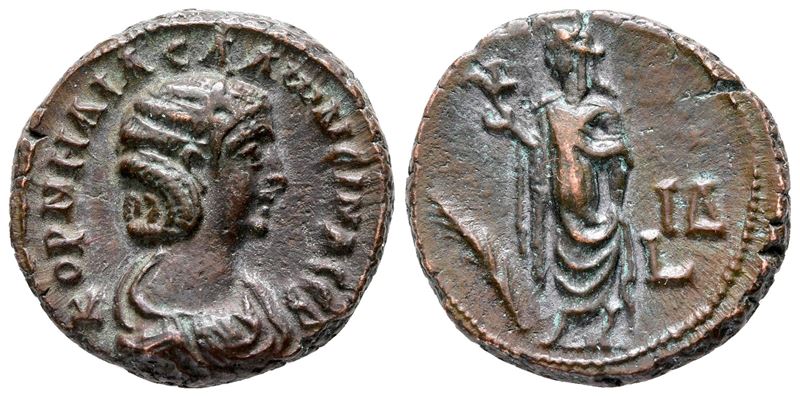 Salonina (augusta, 254-268). Egypt, Alexandria. Bi Tetradrachm (23 MM, 9.00 G).