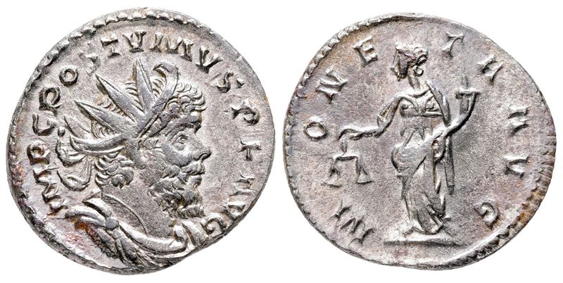Postumus (260-269). Ar Antoninianus (21 MM, 3.54 G).