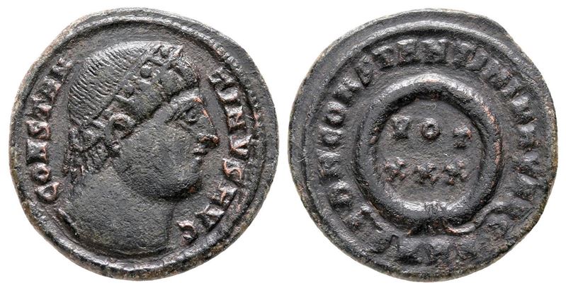 Constantine i (307/310-337). Æ Follis (18 MM, 3.09 G).