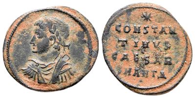 Constantine II (caesar, 316-337). Æ Follis (19 MM, 5.86 G).