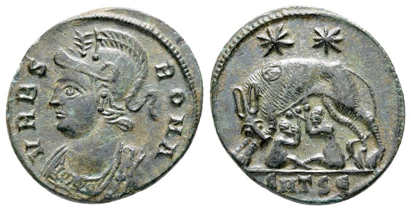 Commemorative Series, 330-354. Æ Follis (18 MM, 2.25 G).