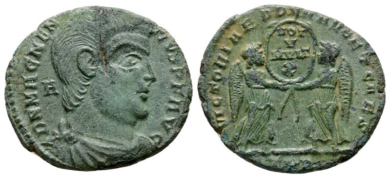 Magnentius (350-353). Æ Centenionalis (22 MM, 4.02 G).
