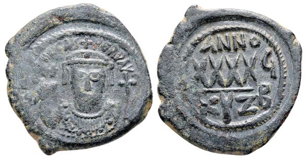 Phocas (602-610). Æ 40 Nummi (30 mm, 11.00 g).