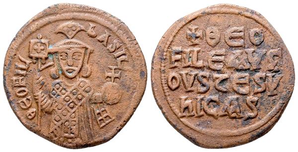 Theophilus (829-842). Æ 40 Nummi (27 mm, 8.24 g).