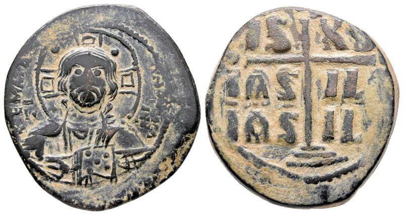 Anonymous, Time Of Romanus III (1028-1034). Æ 40 Nummi (29 MM, 14.64 G).