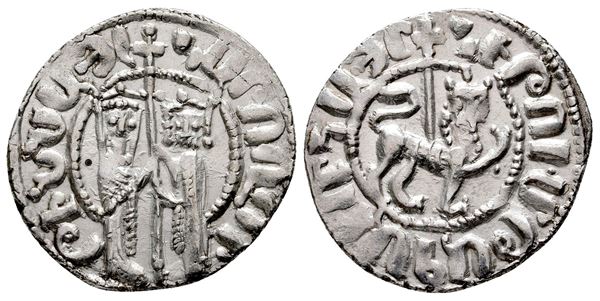 Cilician Armenia, Hetoum I and Zabel (1226-1270). AR Tram (22 mm, 2.85 g).