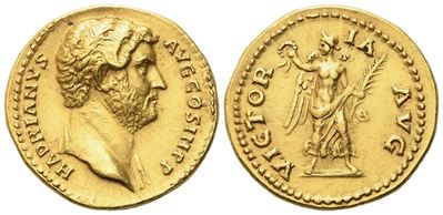 Hadrian (117-138) Replica Of Av Aureus (g 7,30; MM 20,4)