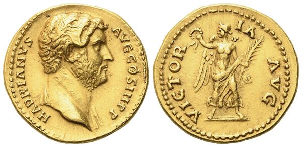 Hadrian (117-138) Replica of AV Aureus (g 7,30; mm 20,4)   - Auction Greek, Roman and Byzantine Coins	 - Bertolami Fine Art - Prague