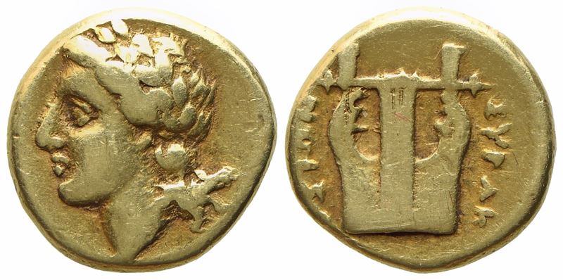 Sicily, Syracuse, Agathokles (317-289 Bc), 12,5 Litrae; El (1,86 G; 11 MM)