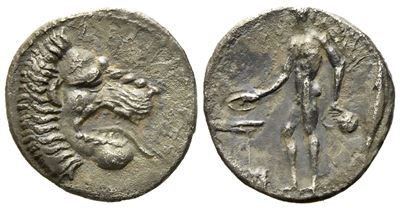 Sicily, Leontinoi (430-413 Bc), Litra; Ar (0,735 G)