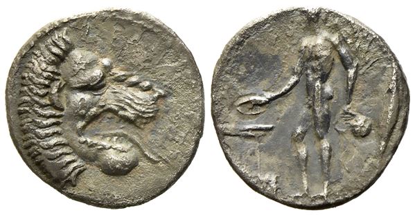 Sicily, Leontinoi (430-413 BC), Litra; AR (0,735 g)