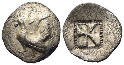 Sicily, Himera (515-500 Bc), Litra, Ar (g 0,873; MM 12,5)