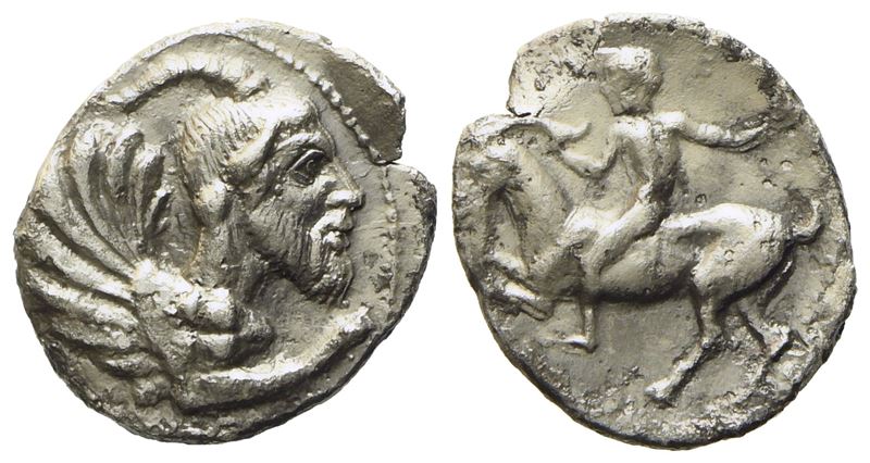 Sicily, Himera (C. 472-420 Bc), Litra; Ar (0,77 G; 11,6 MM)