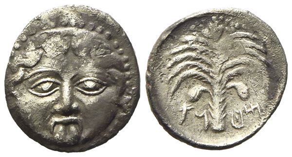 Sicily, Motya (405-400 BC), Litra; AR (0,63 g; 11,5 mm)