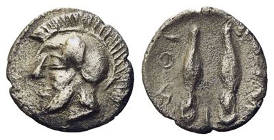 Sicily, Himera (450-440 Bc), Obol; Ar (0,32 G; )